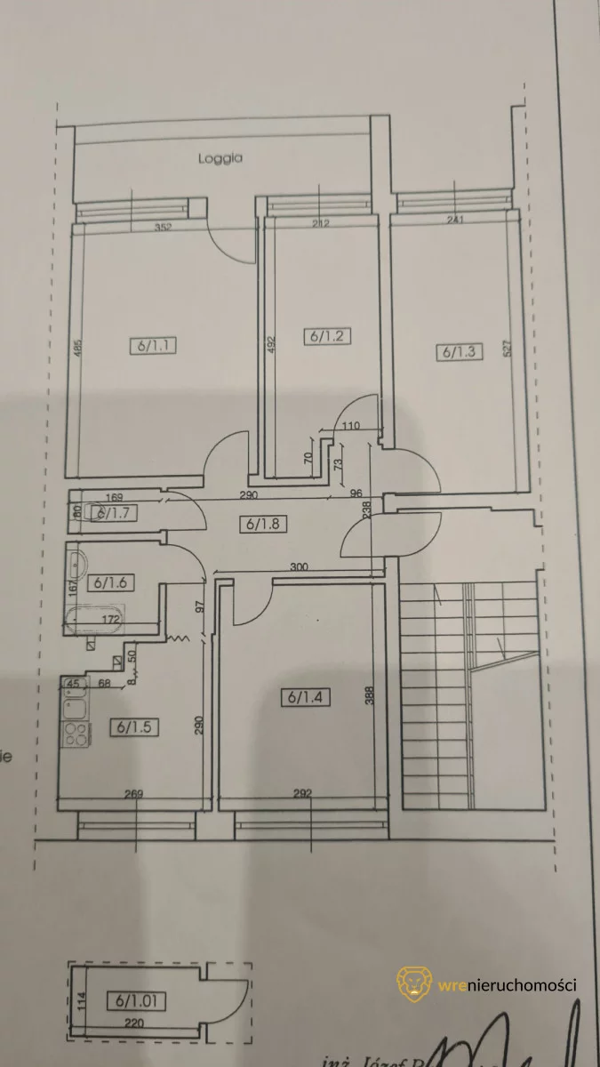 Mieszkanie czteropokojowe 70,00 m², Wrocław, Kuźniki, Włodzimierza Majakowskiego, Sprzedaż