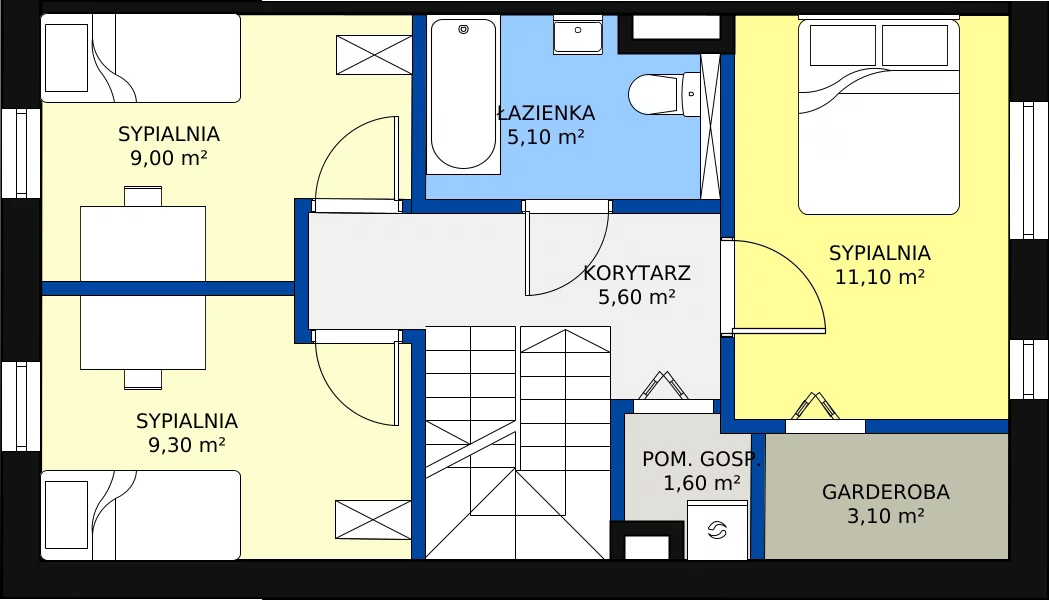 Dom 87,90 m², oferta nr 6A, Family Park Ksawerów, Ksawerów, ul. Łódzka 110