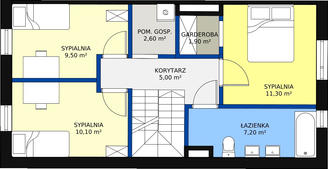Dom 94,70 m², oferta nr 9A, Family Park Ksawerów, Ksawerów, ul. Łódzka 110