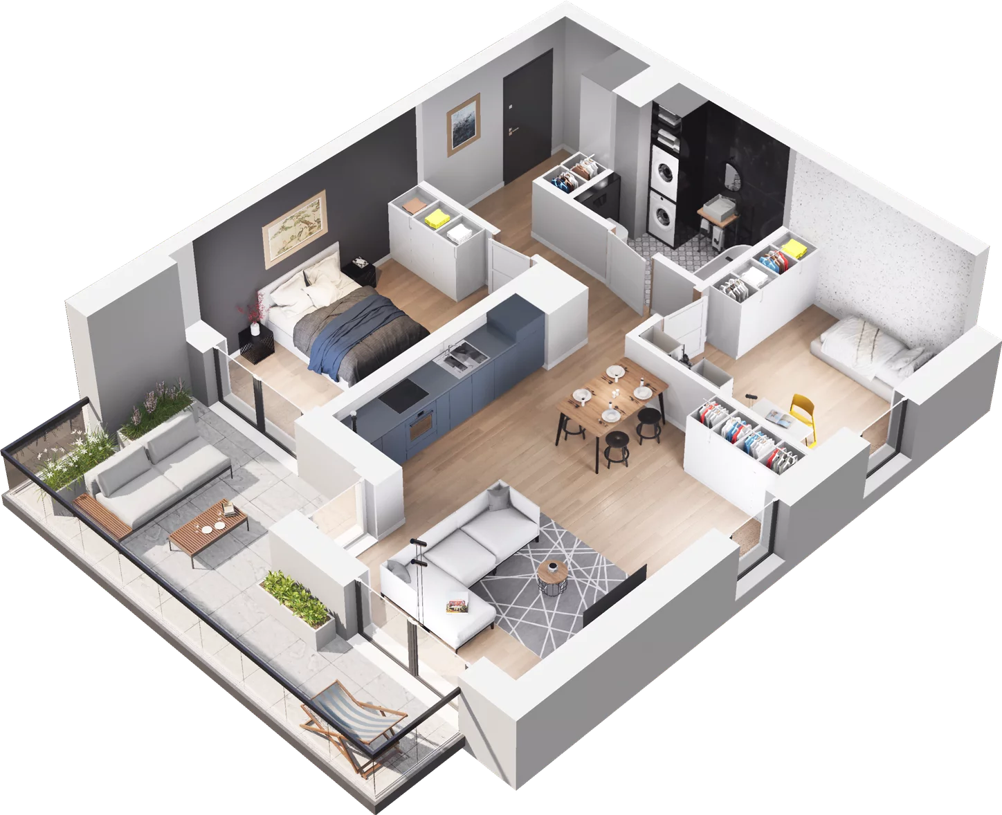 3 pokoje, mieszkanie 63,30 m², piętro 2, oferta nr A10, Apartamenty Tabelowa, Łódź, Górna, ul. Tabelowa 27