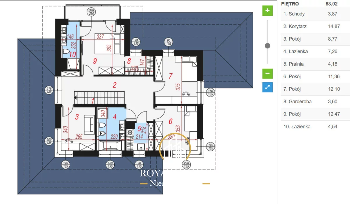 Dom i rezydencja 197,78 m², oferta nr , RGN421294, Majdan Krasieniński