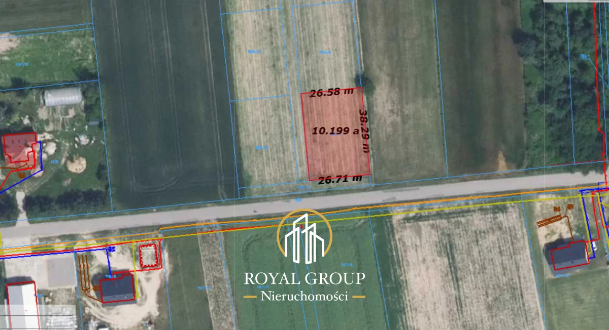 Działka 1 000,00 m², oferta nr , RGN588611, Rudka Kozłowiecka