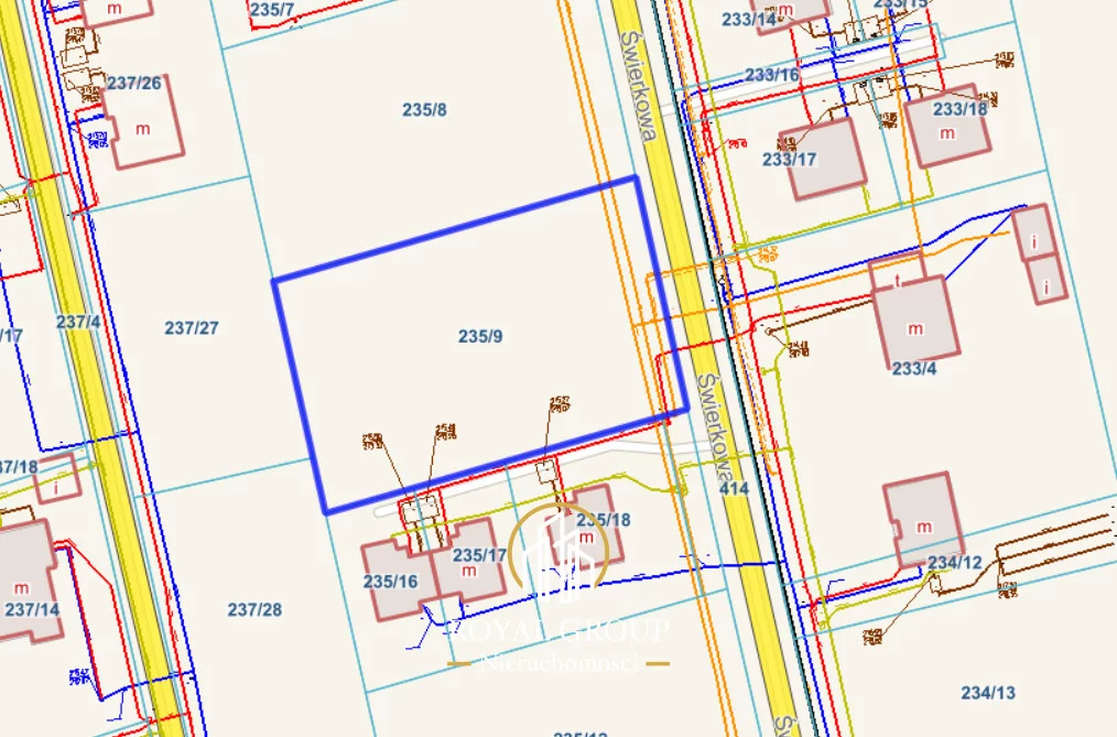 Działka 1 800,00 m², oferta nr , RGN668406, Jakubowice Konińskie, Świerkowa