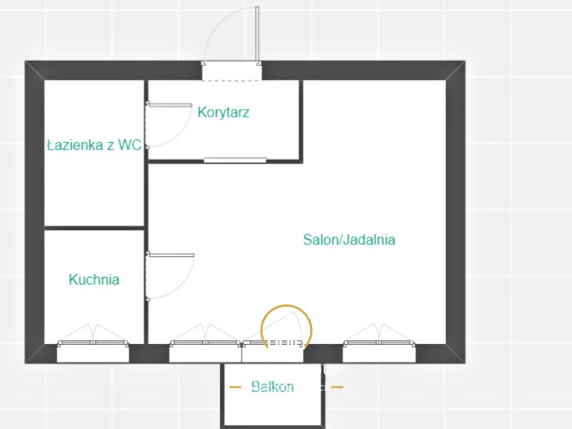 1 pokój, mieszkanie 33,53 m², piętro 2, oferta nr , RGN767308, Lublin, Dziesiąta, Dziesiąta, Jacka Przybylskiego