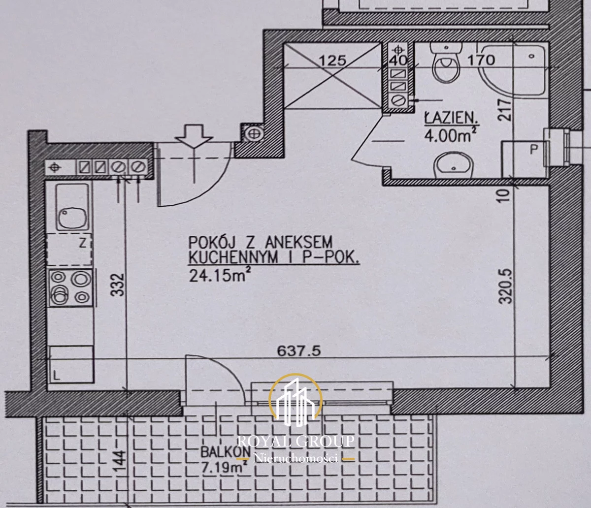 1 pokój, mieszkanie 27,73 m², piętro 4, oferta nr , RGN818705, Lublin, Węglin Północny, Węglin, Kwarcowa