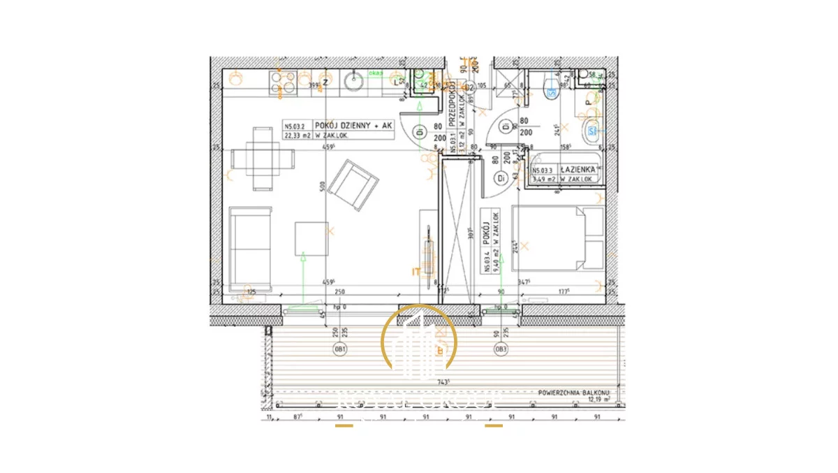 2 pokoje, mieszkanie 38,34 m², piętro 1, oferta nr , RGN956983, Lublin, Ponikwoda, Ponikwoda