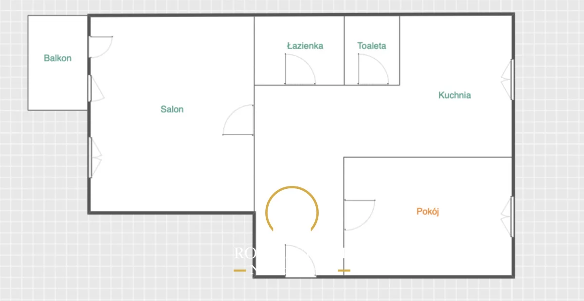 2 pokoje, mieszkanie 38,50 m², piętro 7, oferta nr , RN551047, Lublin, Rury, LSM, Skrzetuskiego