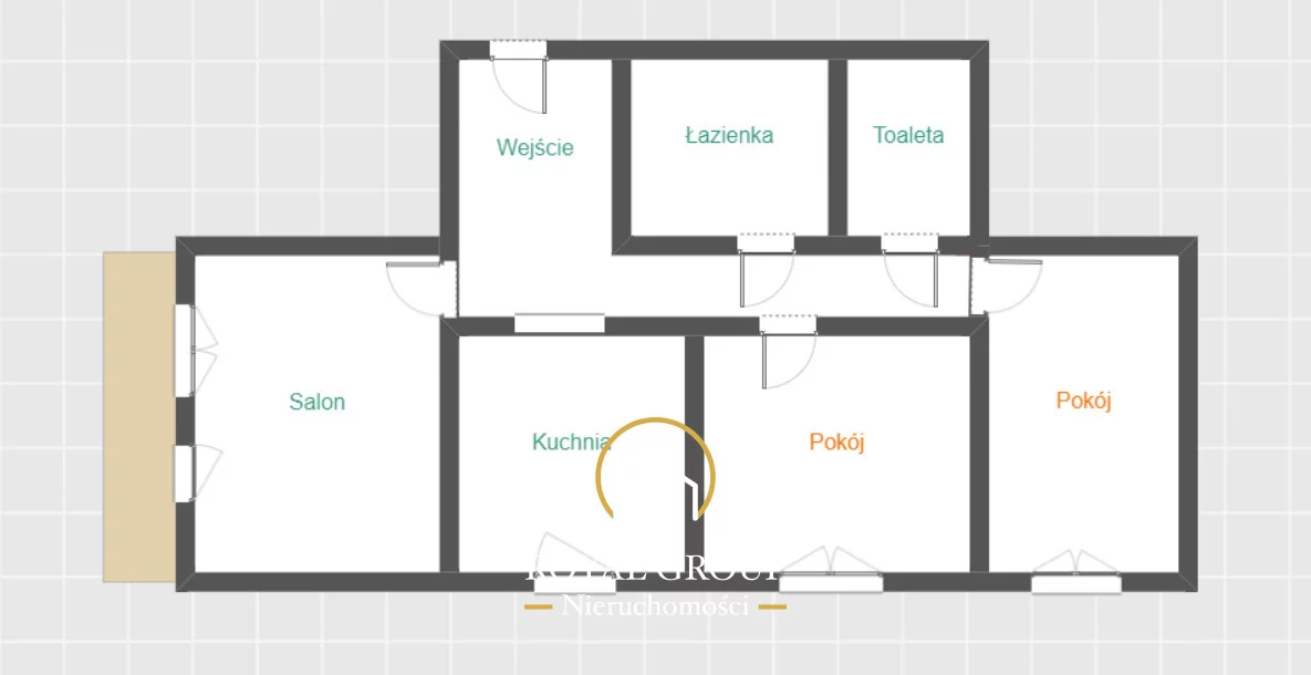 3 pokoje, mieszkanie 68,10 m², piętro 3, oferta nr , RN370954, Lublin, Czuby Południowe, Czuby, Bursztynowa