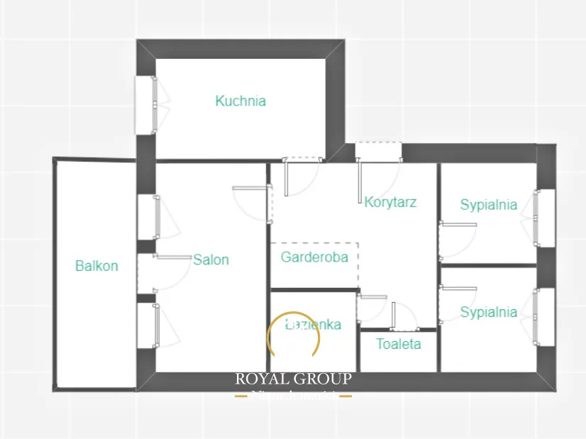 3 pokoje, mieszkanie 64,00 m², piętro 3, oferta nr , RGN591531, Lublin, Czuby Południowe, Czuby, Bursztynowa