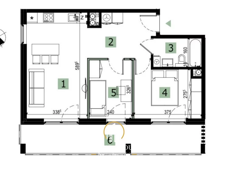 3 pokoje, mieszkanie 54,46 m², piętro 3, oferta nr , RGN925771, Lublin, Kośminek, Kośminek, Garbarska