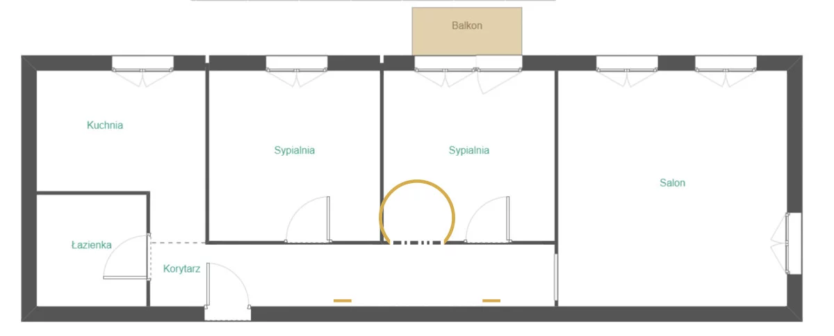 3 pokoje, mieszkanie 68,59 m², piętro 1, oferta nr , RN678822, Lublin, Wrotków, Wrotków, Jana Samsonowicza