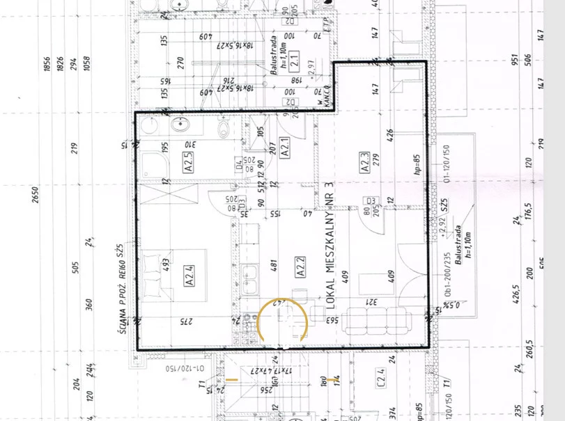 3 pokoje, mieszkanie 60,66 m², piętro 1, oferta nr , RN803355, Lubartów, Krańcowa