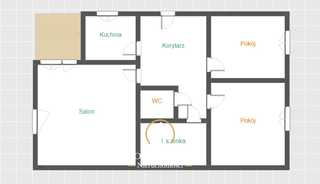 3 pokoje, mieszkanie 63,72 m², piętro 4, oferta nr , RN241159, Lublin, Wieniawa, Wieniawa, Mieczysławy Ćwiklińskiej