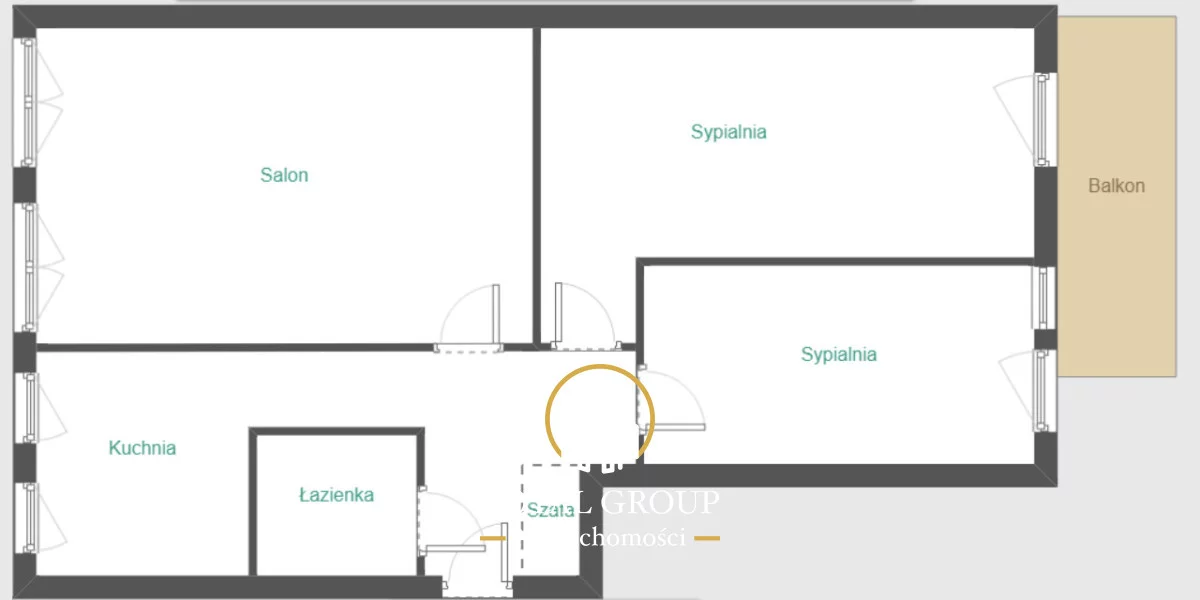 3 pokoje, mieszkanie 54,70 m², piętro 3, oferta nr , RGN866993, Lublin, Rury, LSM, Skierki