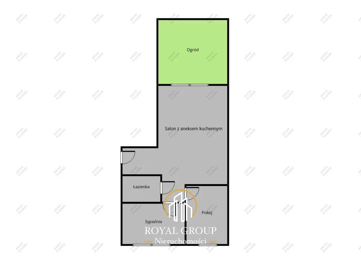 3 pokoje, mieszkanie 55,20 m², parter, oferta nr , RGN976887, Lublin, Sławin, Sławin, Zielone Wzgórze