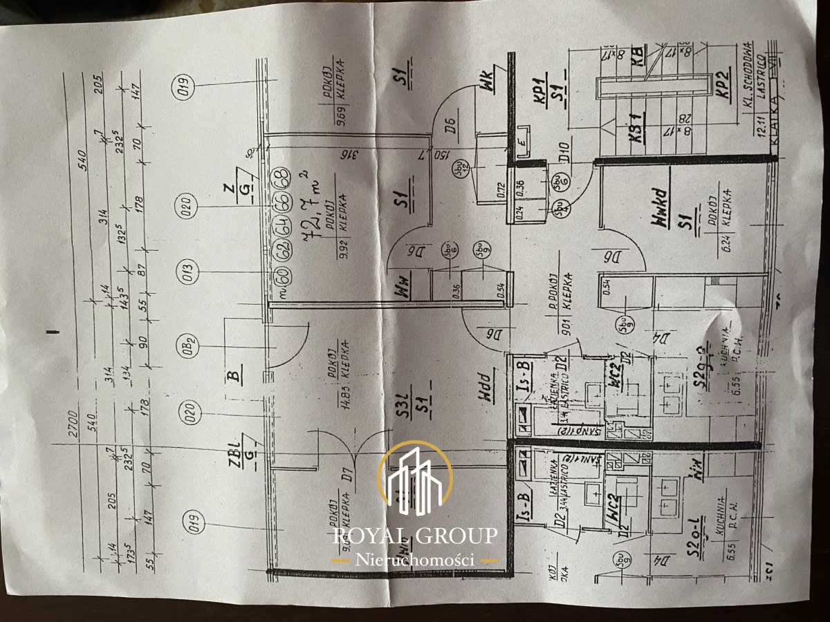 4 pokoje, mieszkanie 72,70 m², piętro 3, oferta nr , RGN813311, Lublin, Rury, LSM, Jana Sawy