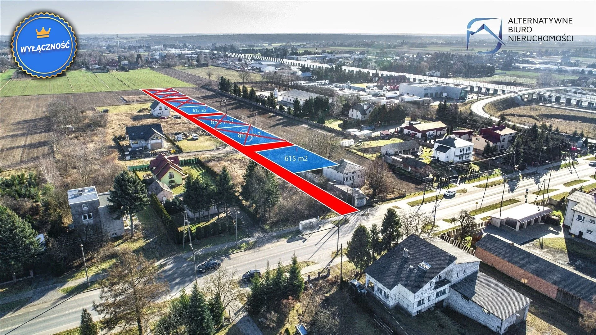 Działka 615,00 m², Świdnik, Aleja Lotników Polskich, Sprzedaż