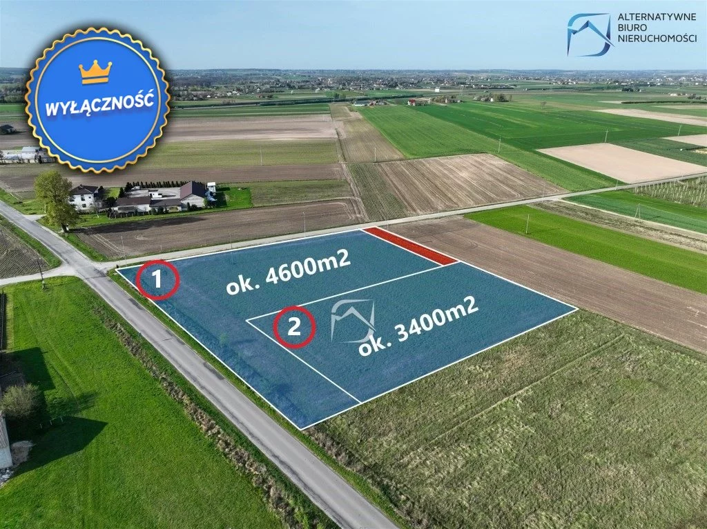 Działka 3 400,00 m², Garbów, Sprzedaż