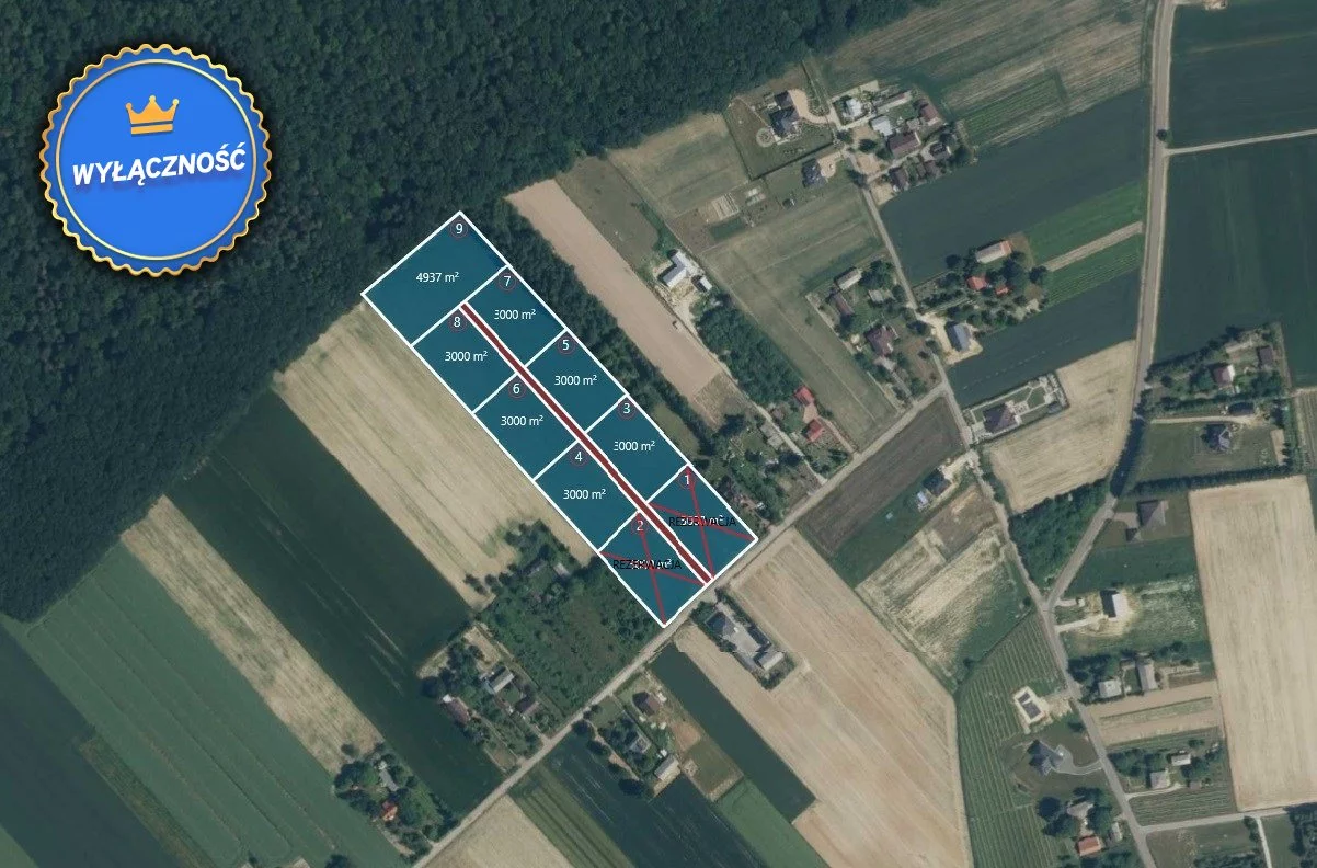 Działka 3 000,00 m², Konopnica, Sprzedaż