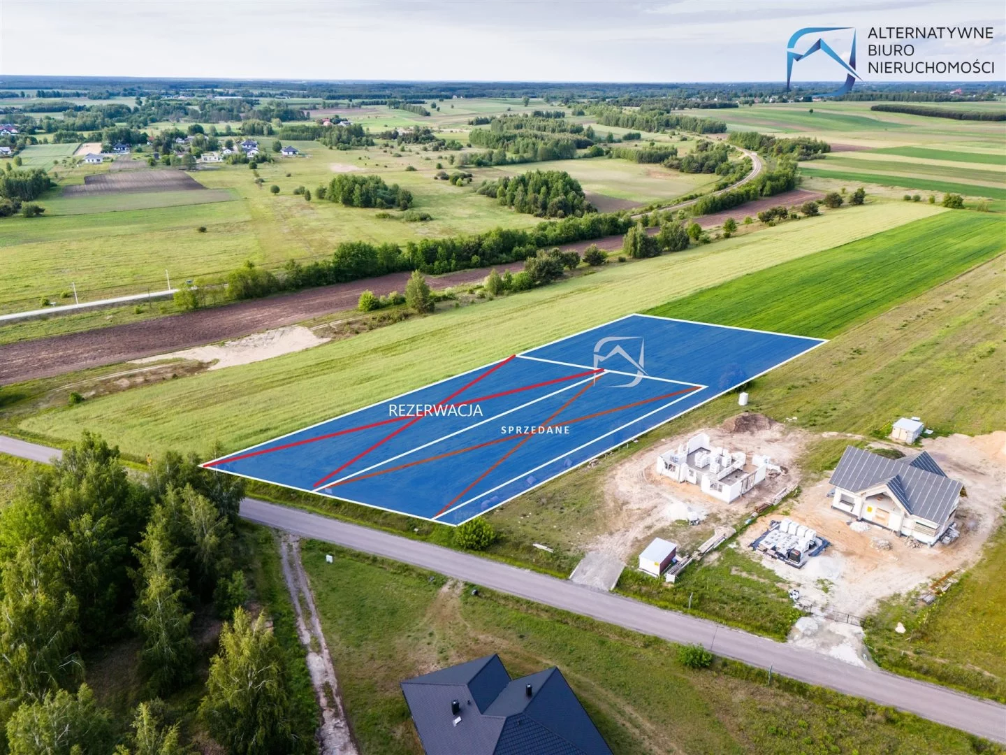 Działka 2 004,00 m², oferta nr , LER-GS-3165, Niedźwiada