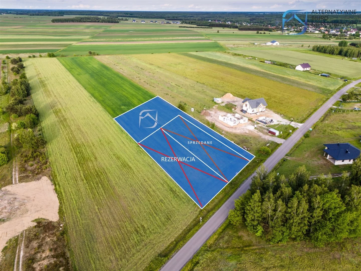 Działka 2 004,00 m², oferta nr , LER-GS-3165, Niedźwiada