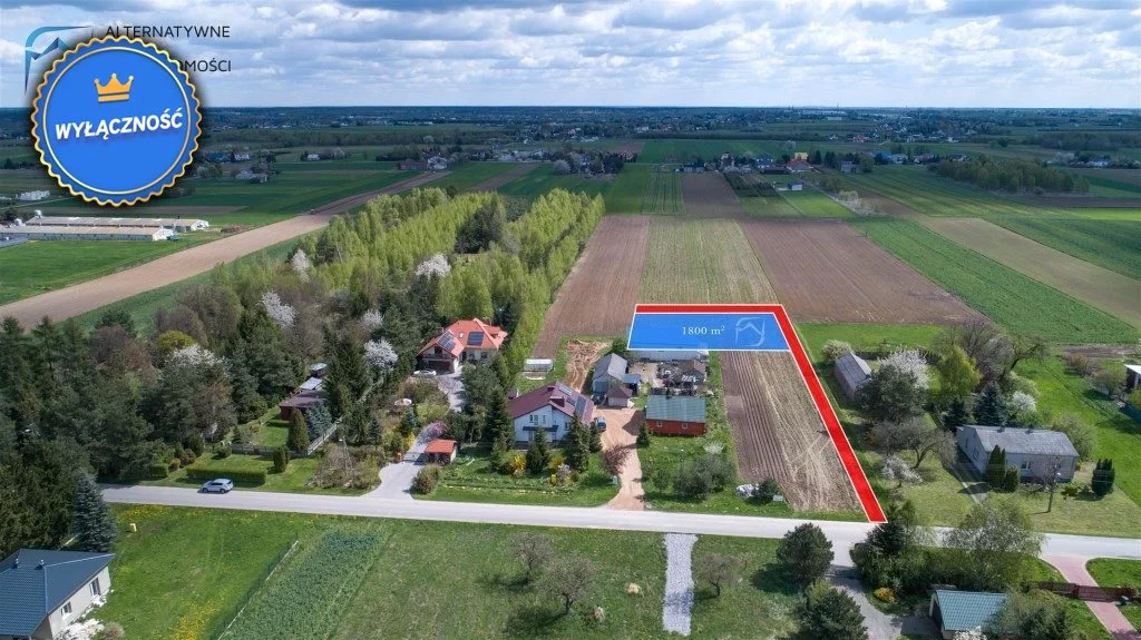 Działka 1 800,00 m², Niemce, Sprzedaż