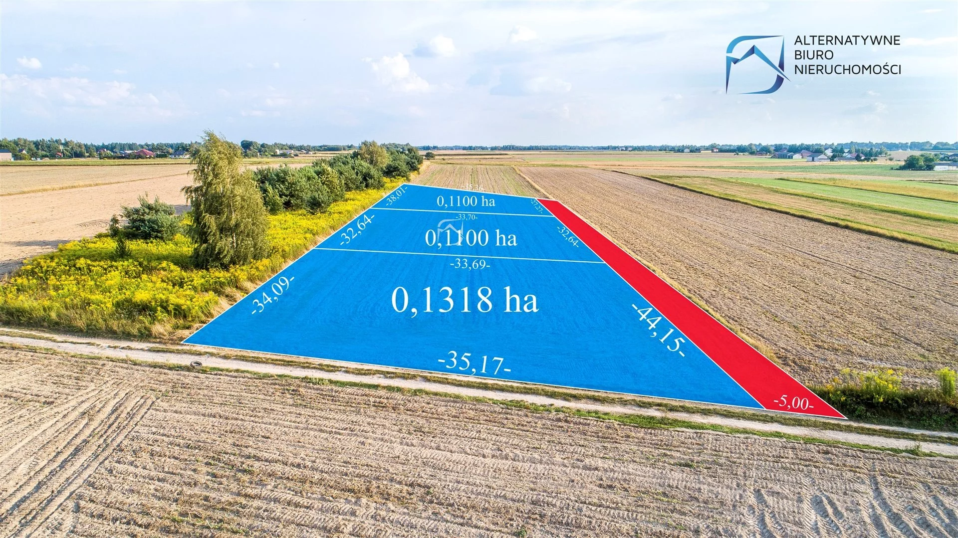 Działka 1 318,00 m², oferta nr , LER-GS-2929, Niemce