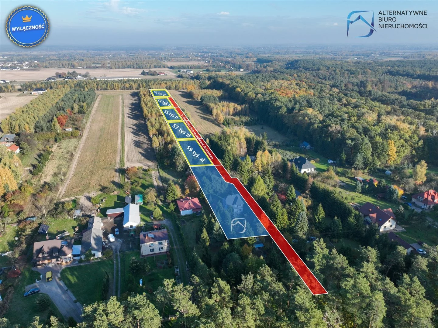 Działka 1 013,00 m², Spiczyn, Sprzedaż