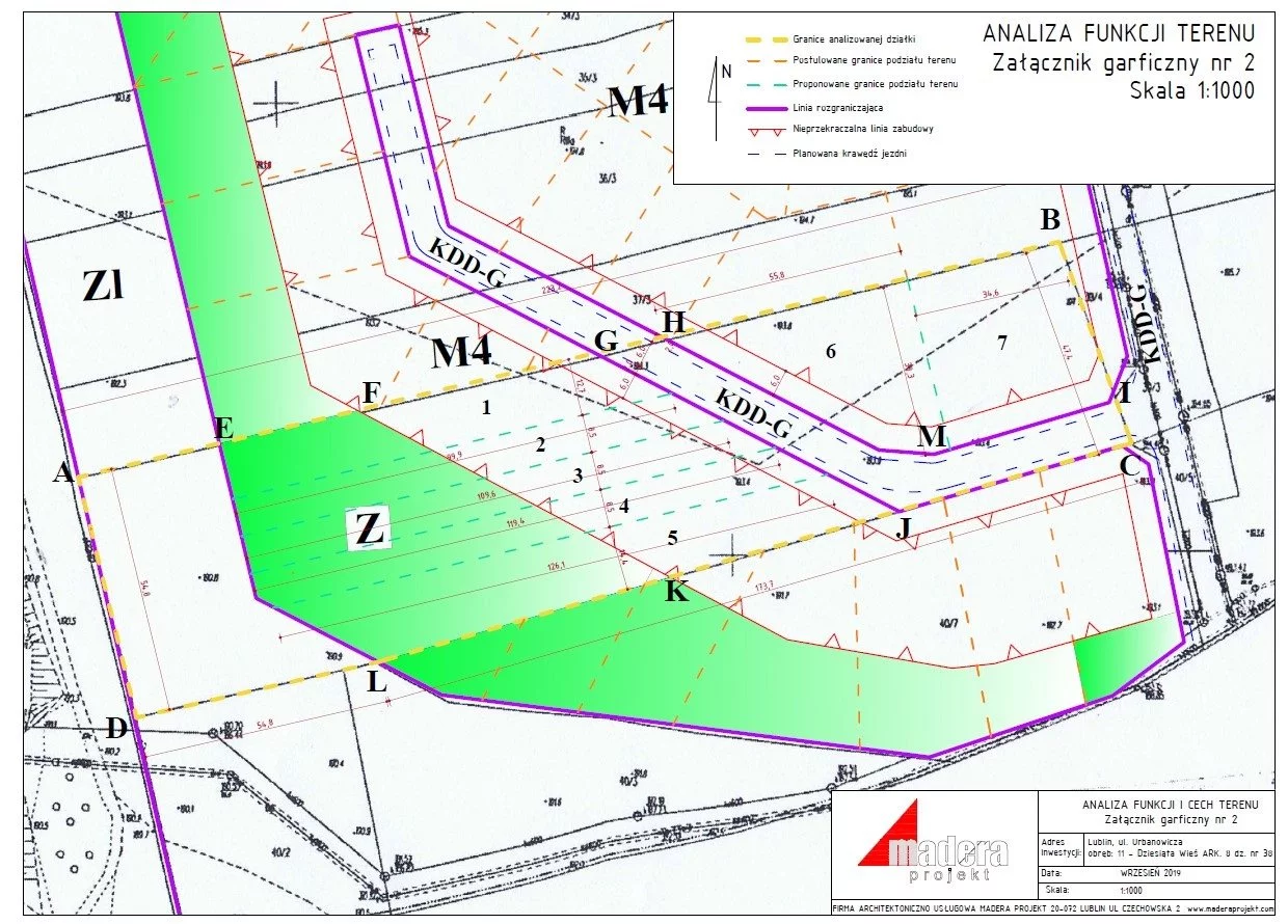Działka 11 650,00 m², oferta nr , LER-GS-16, Lublin, Urbanowicza