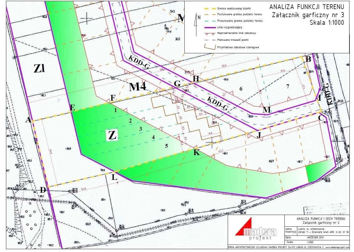 Działka 11 650,00 m², oferta nr , LER-GS-16, Lublin, Urbanowicza
