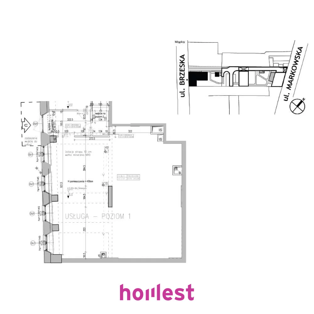 Lokal użytkowy 97,17 m², oferta nr , 586323, Warszawa, Praga Północ, Praga Północ, Brzeska