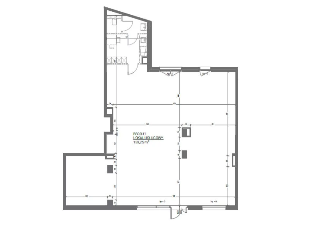 Lokal użytkowy 133,39 m², oferta nr , 596804, Poznań, Jana Spychalskiego