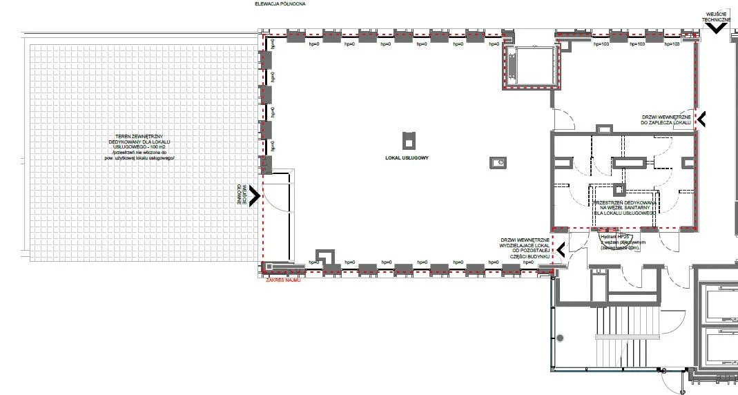 Lokal użytkowy 163,08 m², oferta nr , 564297, Gdańsk, Śródmieście, Łąkowa