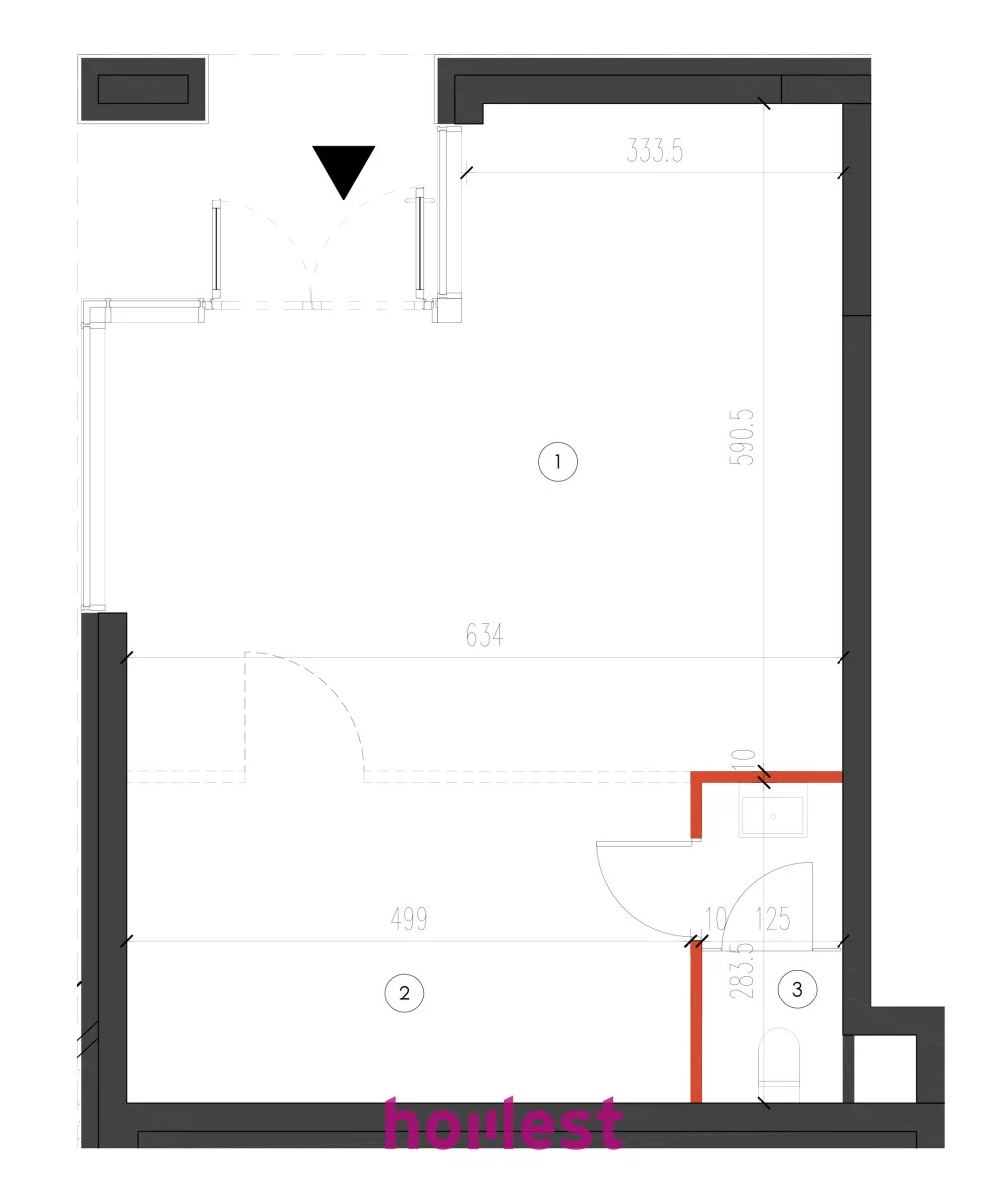 Lokal użytkowy do wynajęcia, 48,47 m², oferta nr 389806