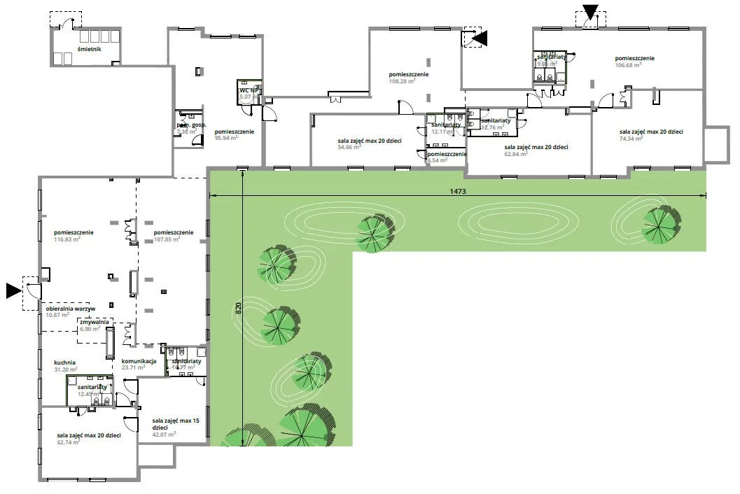Lokal użytkowy 980,78 m², oferta nr , 350963, Warszawa, Praga Południe, Praga Południe, Siennicka