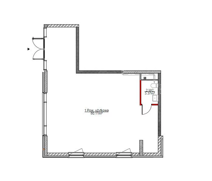 Lokal użytkowy 83,86 m², oferta nr , 958560, Warszawa, Praga Południe, Praga Południe, Żupnicza