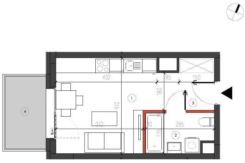 1 pokój, apartament 26,61 m², piętro 2, oferta nr , 837582, Warszawa, Praga Południe, Praga Południe, Mińska