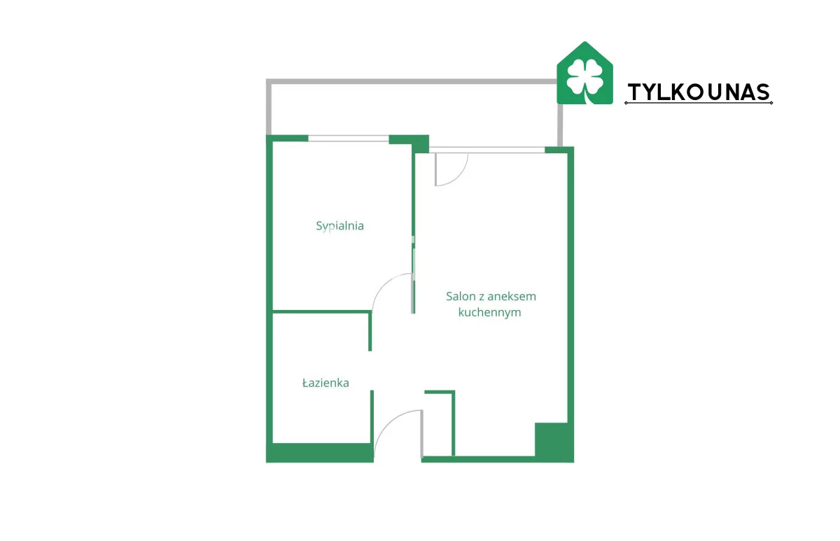 2 pokoje, mieszkanie 42,15 m², piętro 1, oferta nr , TN363472, Gdynia, Chwarzno-Wiczlino, Chwarzno-Wiczlino, Gen. Mariusza Zaruskiego