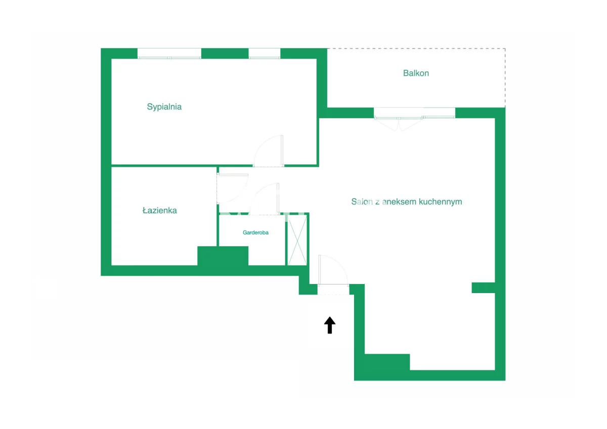 2 pokoje, apartament 61,00 m², piętro 6, oferta nr , TN719934, Gdańsk, Wrzeszcz, Partyzantów
