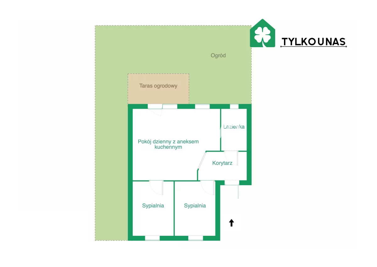 3 pokoje, apartament 50,00 m², parter, oferta nr , TN143732, Gdańsk, Oliwa, Bitwy Oliwskiej