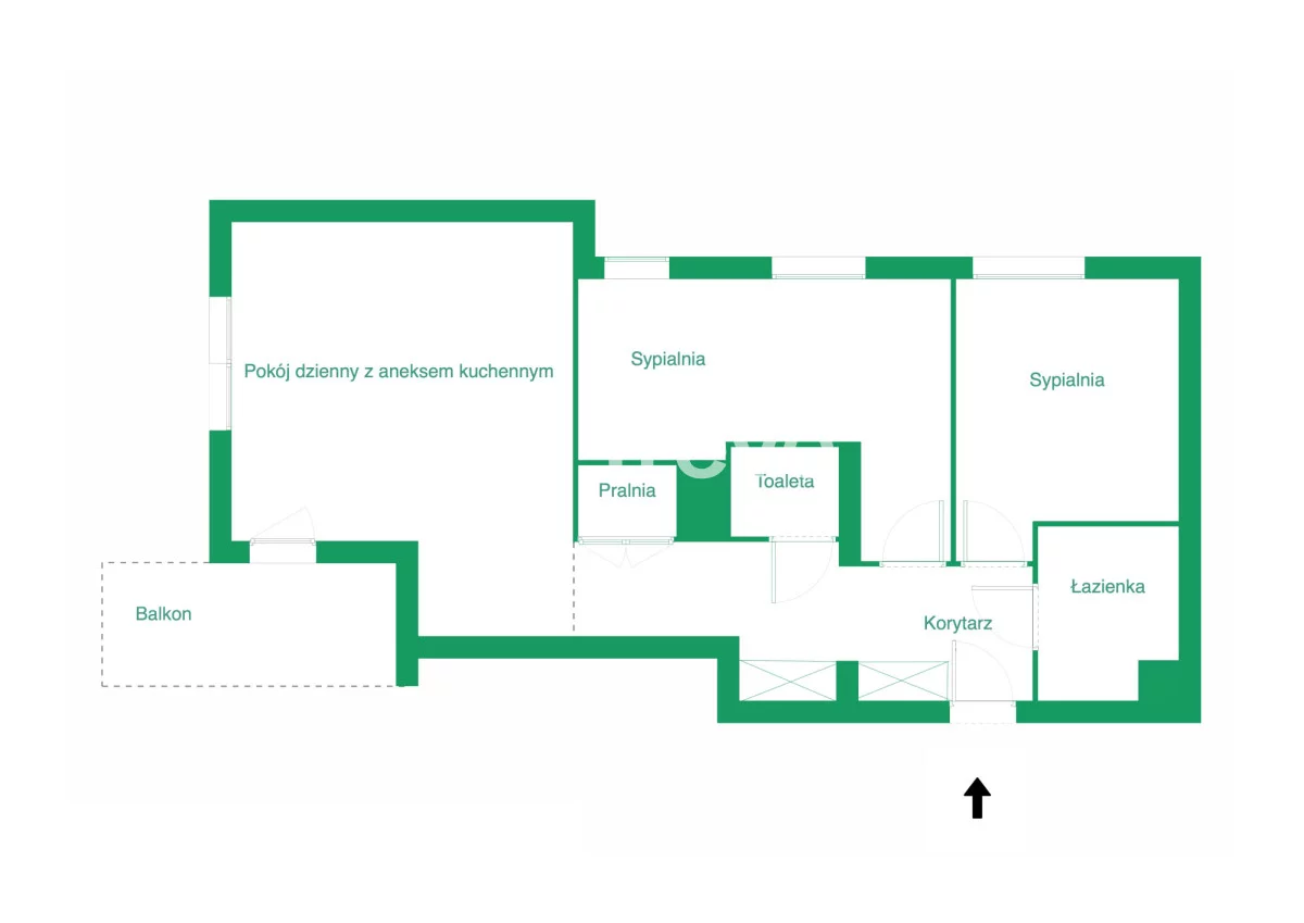3 pokoje, mieszkanie 64,00 m², piętro 2, oferta nr , TN602700, Gdańsk, Jasień, Lawendowe Wzgórze