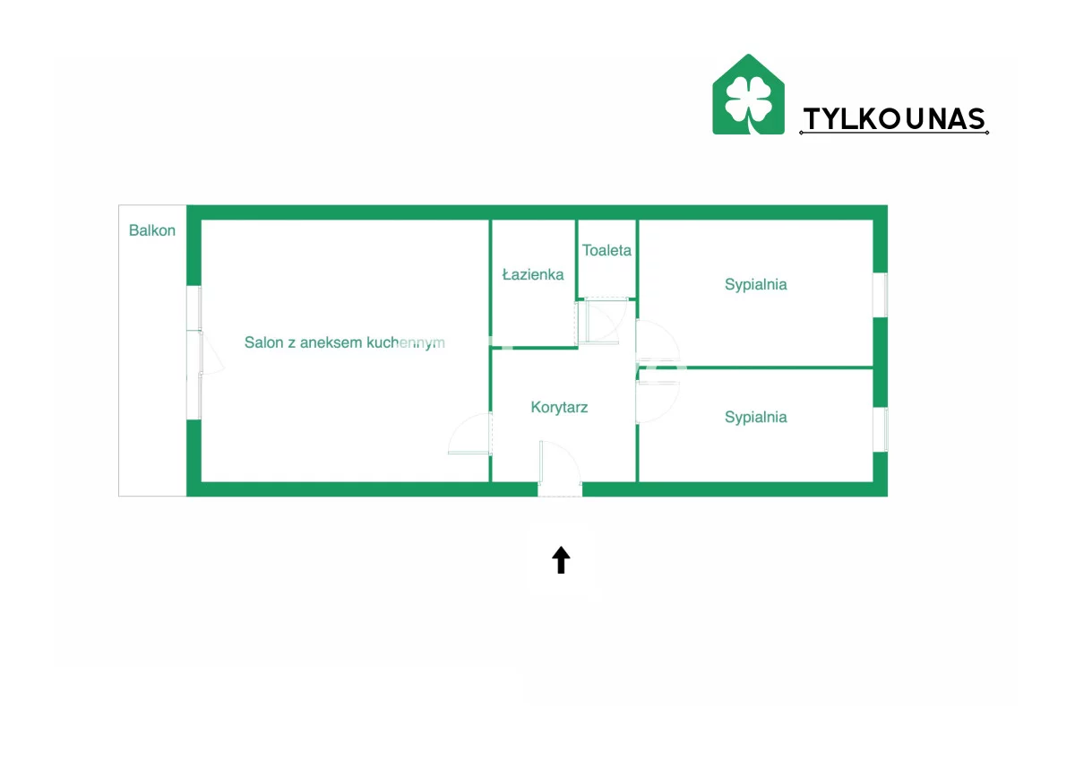 3 pokoje, mieszkanie 43,00 m², parter, oferta nr , TN112477, Sopot, Brodwino, Oskara Kolberga