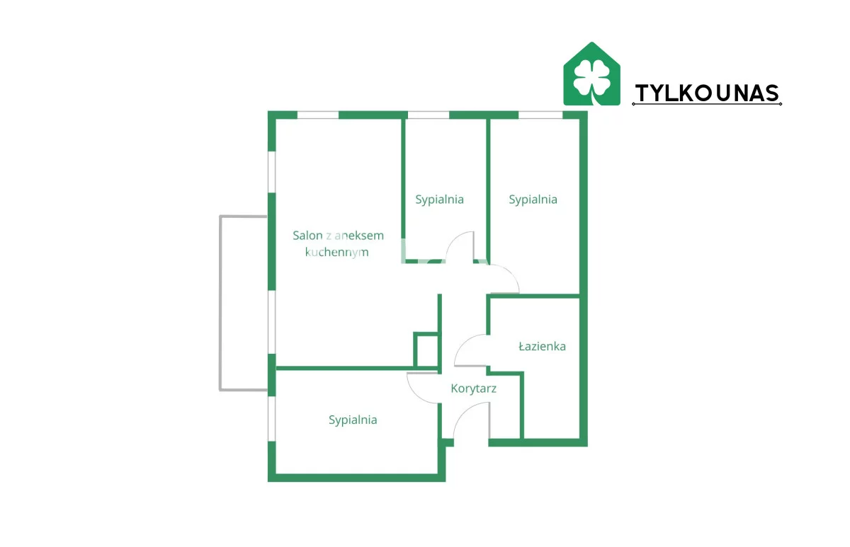 4 pokoje, mieszkanie 70,15 m², piętro 3, oferta nr , TN659659, Gdańsk, Jasień, Lawendowe Wzgórze