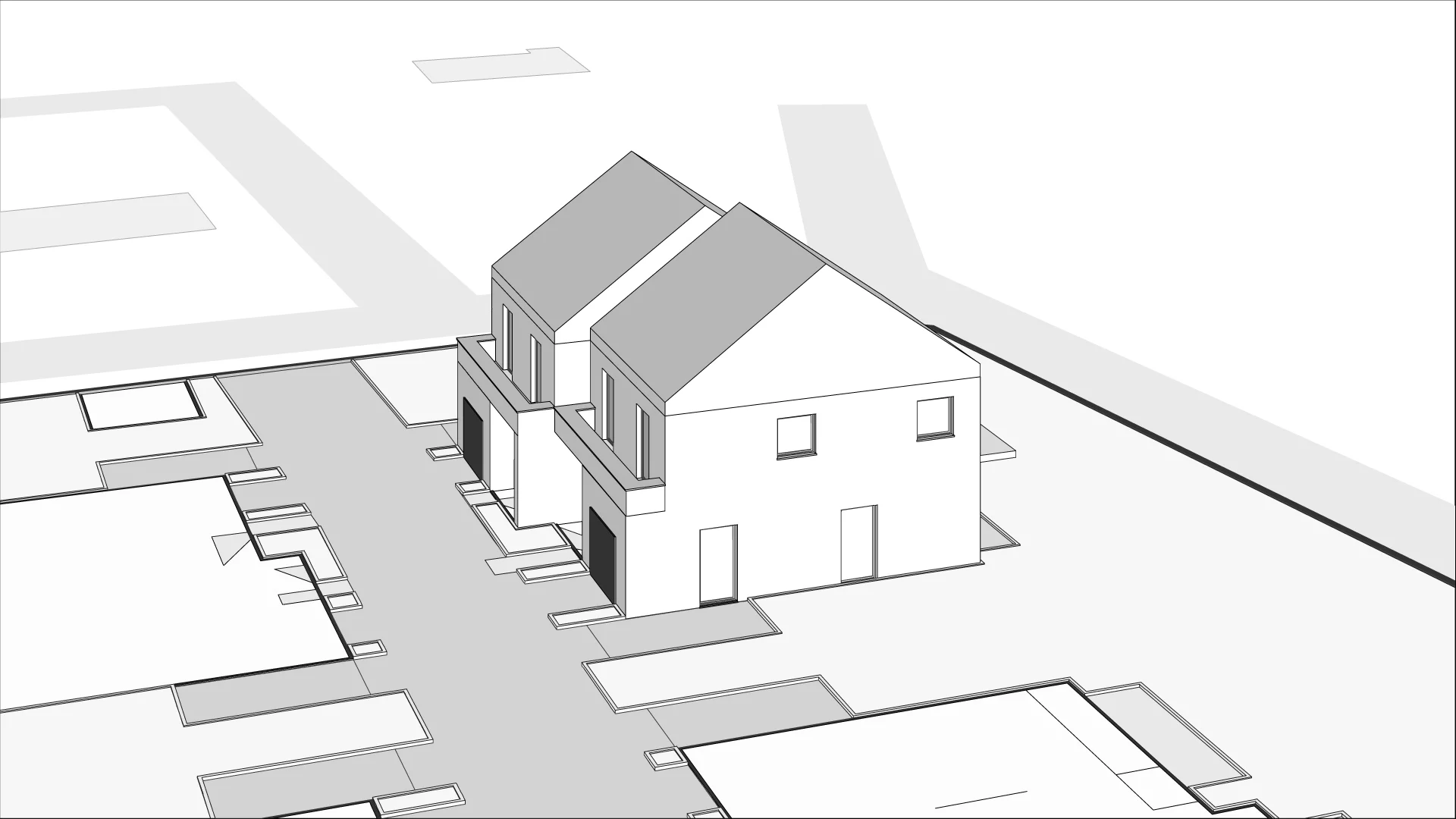 Wirtualna makieta 3D domu 121 m², 1