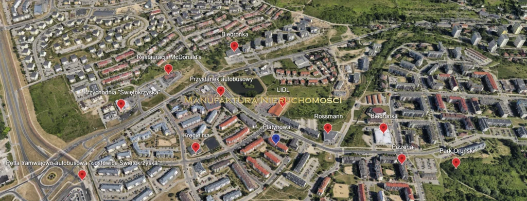 2 pokoje, mieszkanie 60,00 m², piętro 1, oferta nr , 16/15147/OMW, Gdańsk, Orunia Górna-Gdańsk Południe, Orunia Górna, Platynowa