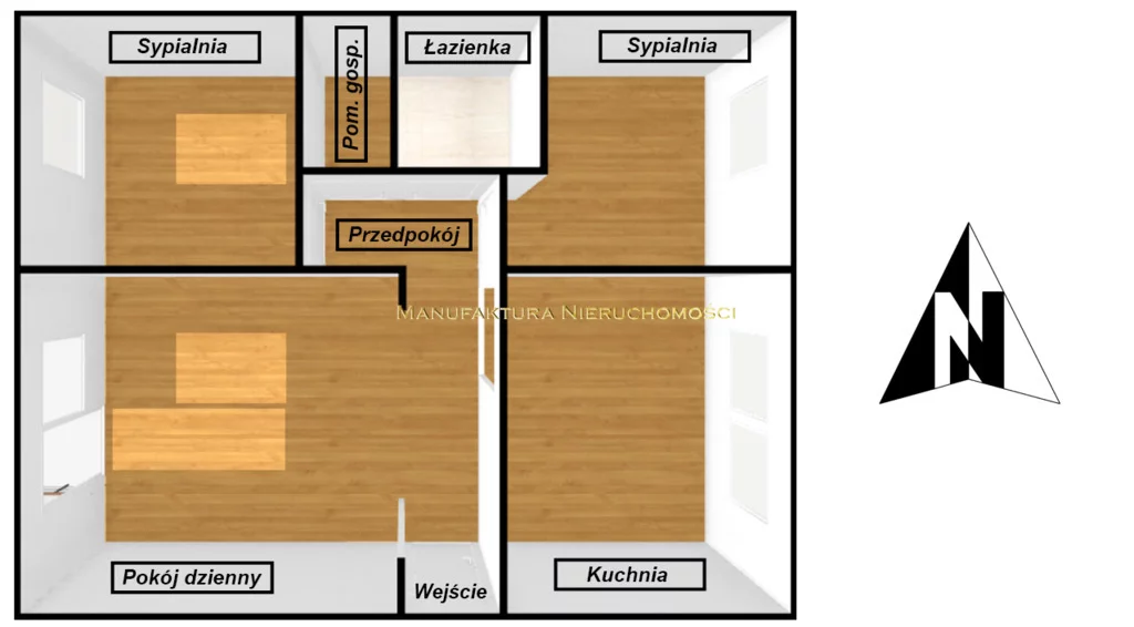 3 pokoje, mieszkanie 78,00 m², piętro 4, oferta nr , 242/15147/OMS, Gdańsk, Jasień, Damroki