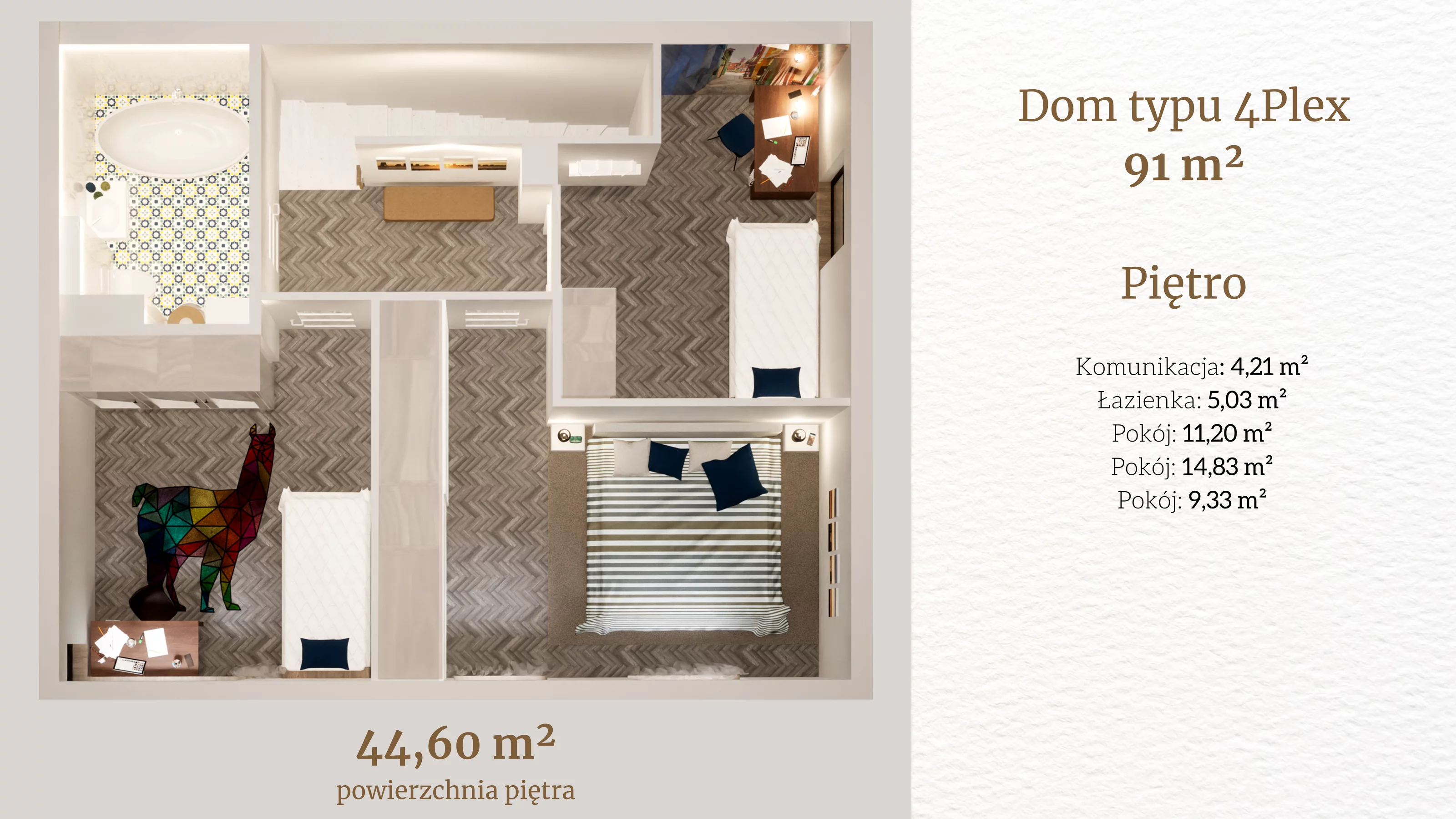 Dom 91,00 m², oferta nr 29_2, Tesoro Golf Park 4PLEX, Pętkowice, ul. Parkowa