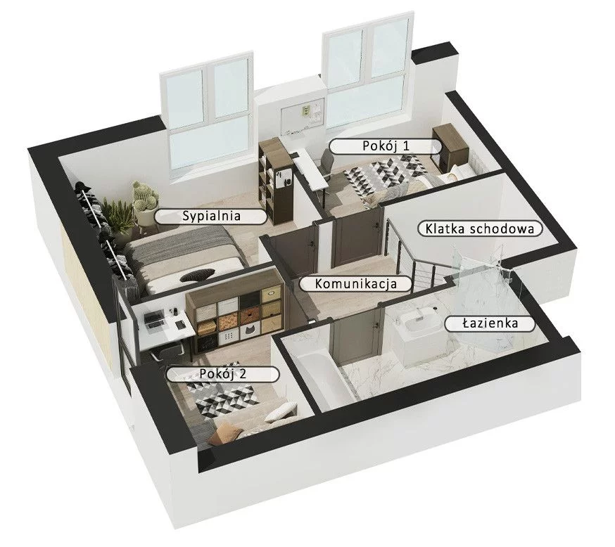 Dom 80,02 m², oferta nr , GH326673, Rybnik, Niedobczycka