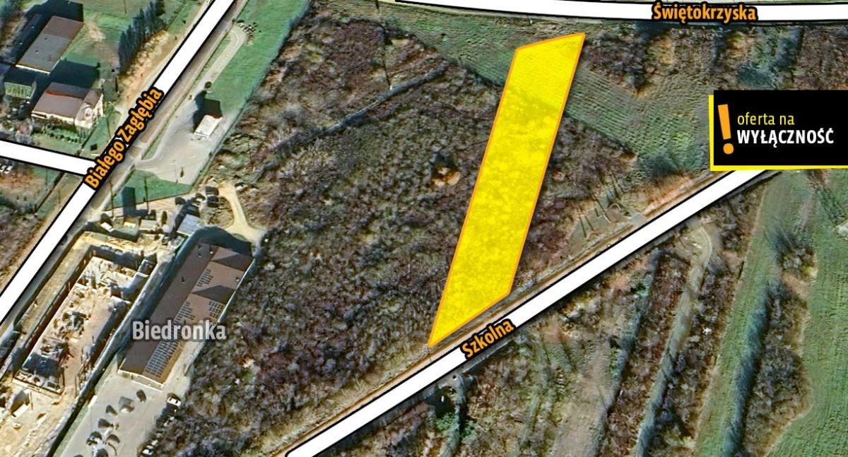 Działka 3 774,00 m², oferta nr , GH269680, Chęciny, Szkolna