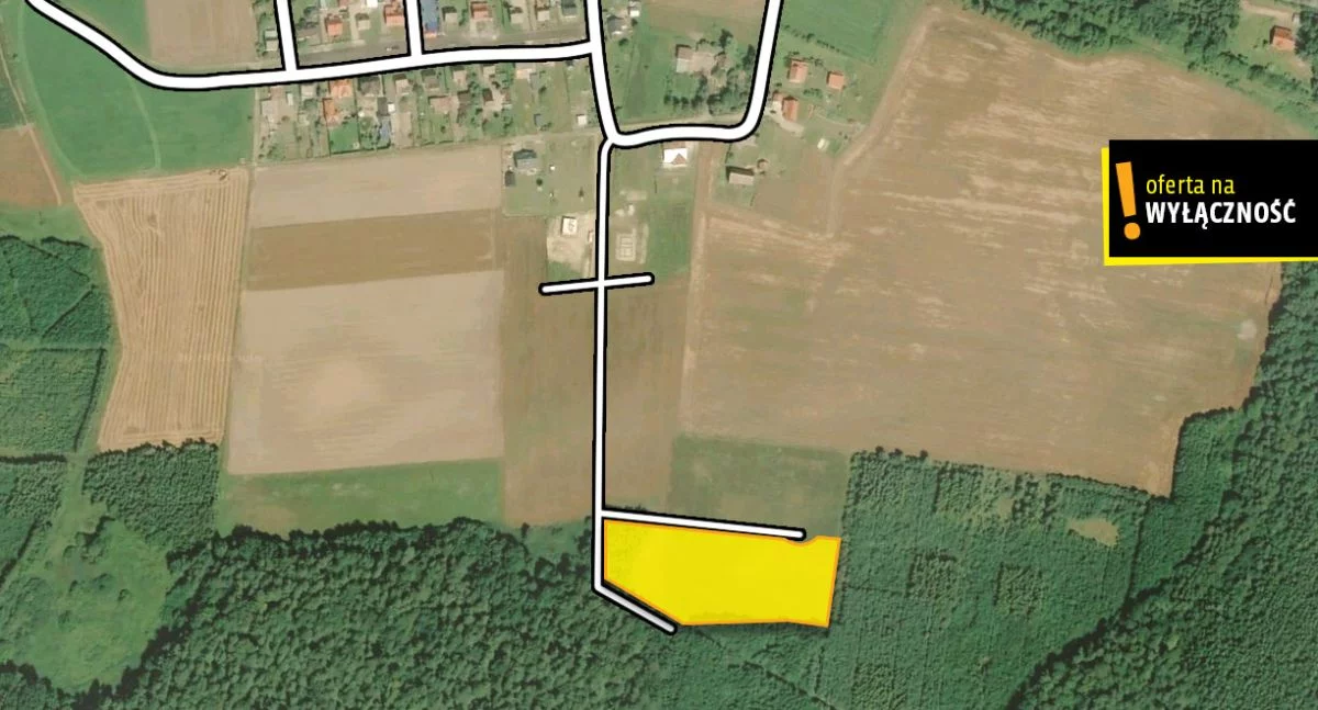 Działka 9 706,00 m², Waplewo-Osiedle, Sprzedaż